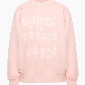 Aritzia international women’s day women to the power of women crewneck size L